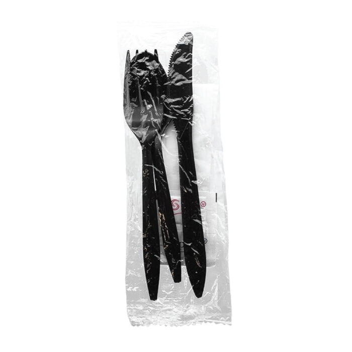 Cutlery Disposable Kit + Plate - Image 1